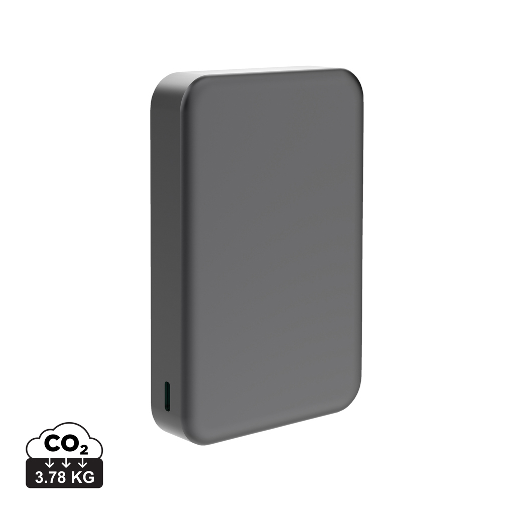 Batterie magnétique 10 000 mAh 25W à personnaliser Quantum Gris et Noir